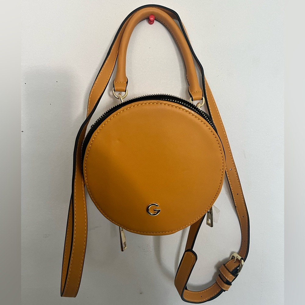 Guess Circle Mustard Handbag